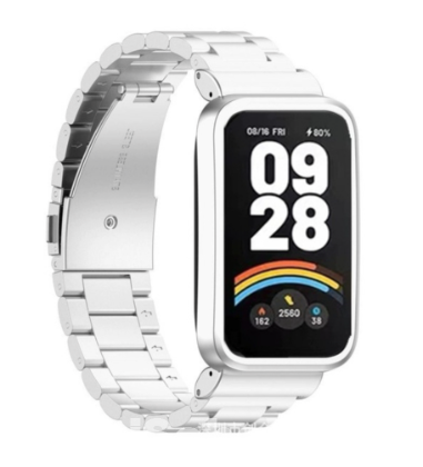Xiaomi band 9 active ( metal strap + case)